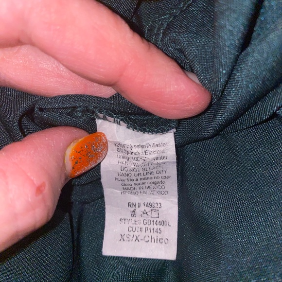 Windsor X-sm prom dress worn once! Conveniently pulls over the head! 92p/8sp - Picture 6 of 6